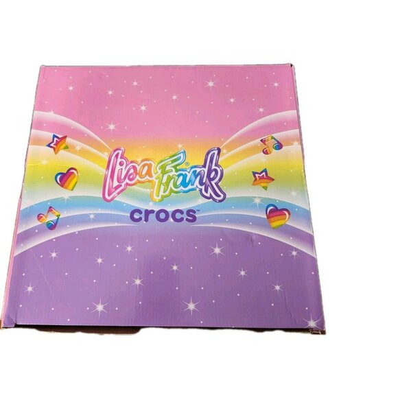 Crocs Lisa Frank Mega Crush Clogs Womens Size 10 New In Box 90s Colorful - Picture 12 of 12